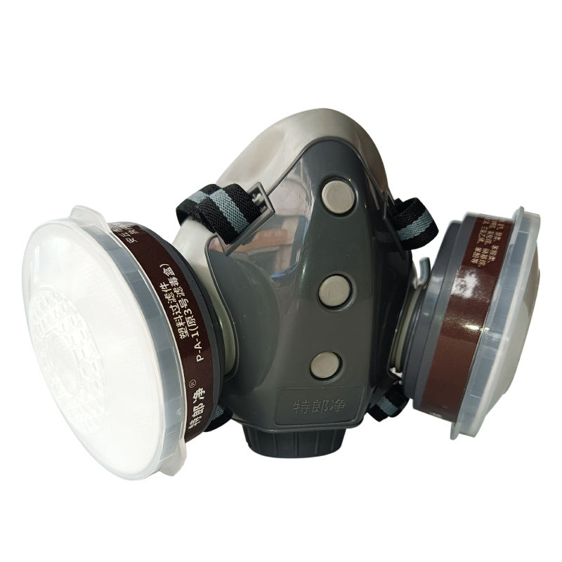 🔥 Limited time 50% off! 🔥Activated Carbon Anti-Dust Double Tank Gas Mask