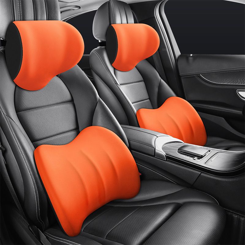 🔥Hot Sale For 50% OFF🔥 Ergonomic Car Seat Headrest & Lumbar Cushion💺