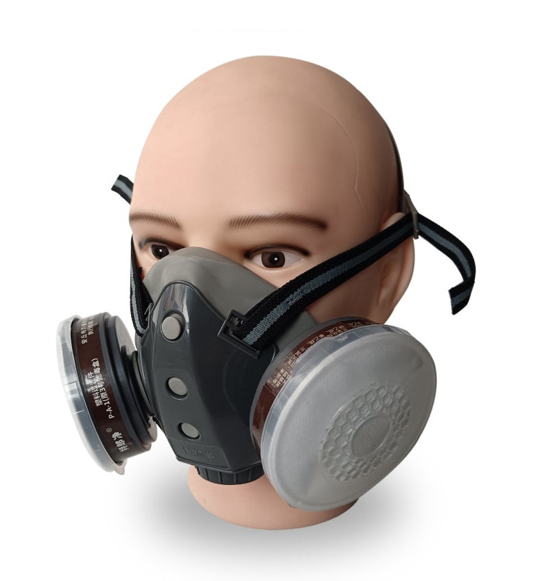🔥 Limited time 50% off! 🔥Activated Carbon Anti-Dust Double Tank Gas Mask