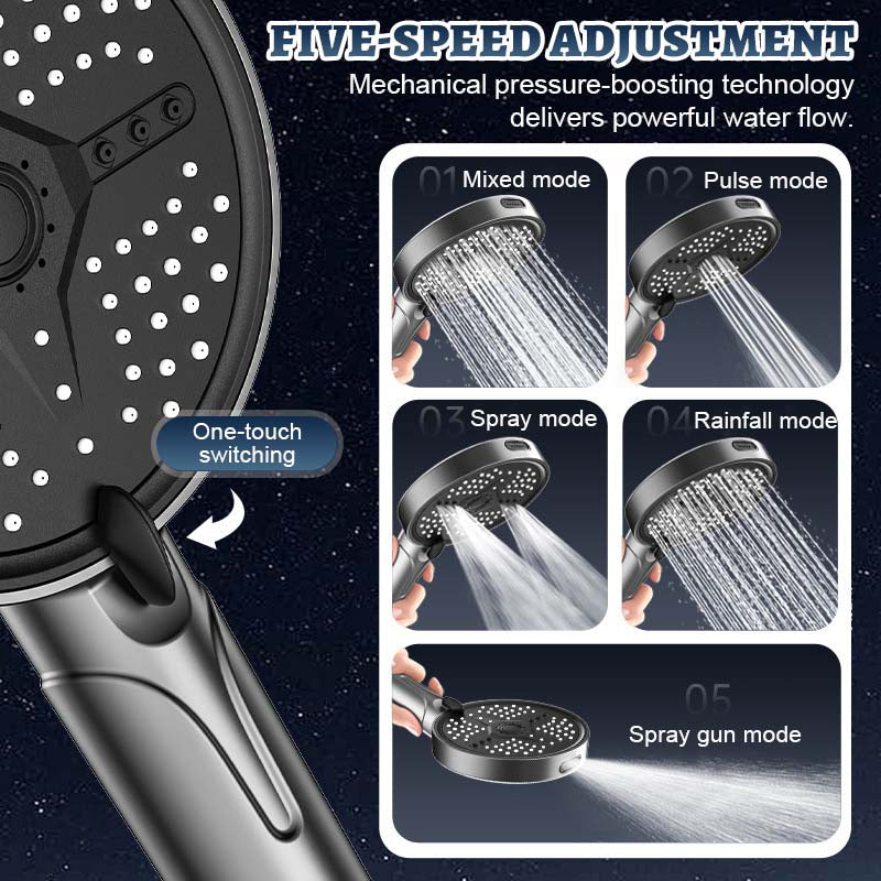 🔥 55% OFF! 🚿💦 Multifunctional High Pressure Handheld Shower – Powerful and Economical 💧✨
