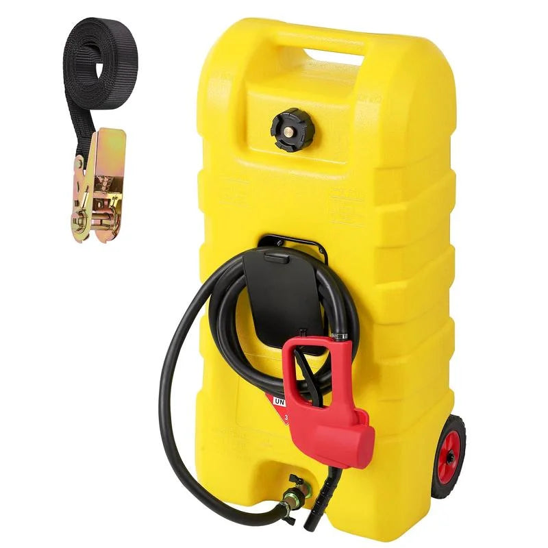 Portable Fuel Caddy With Siphon Pump And 10ft Hose