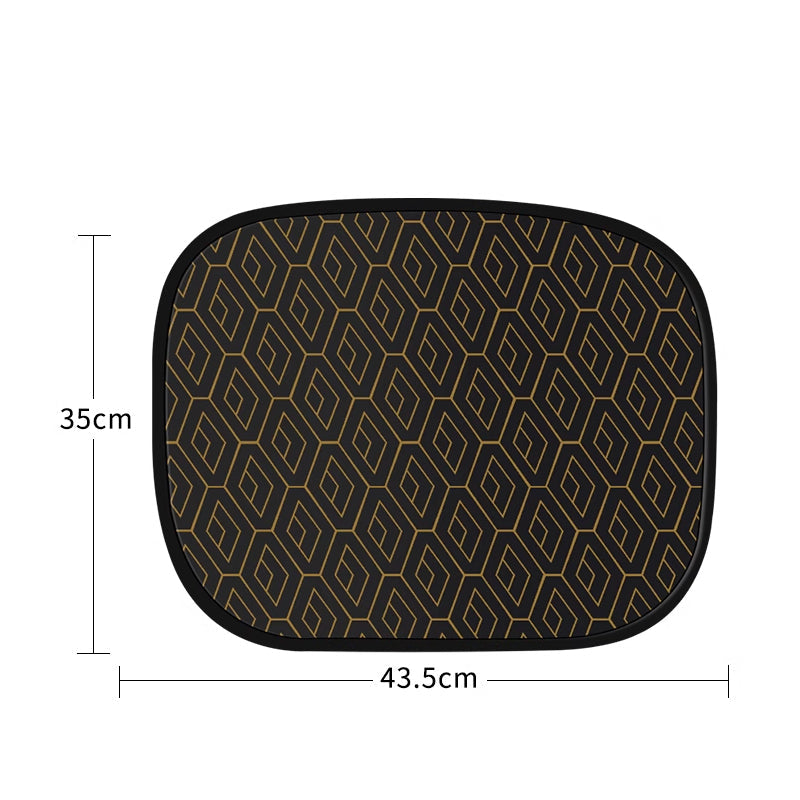 ⚡ Instant Car Cooler Shades - Cuts Cabin Temp by 20°C | One-Size-Fits-All 🏖️ 🌡️ Blocks 99% UV Rays | 🧳 Stores in Glovebox