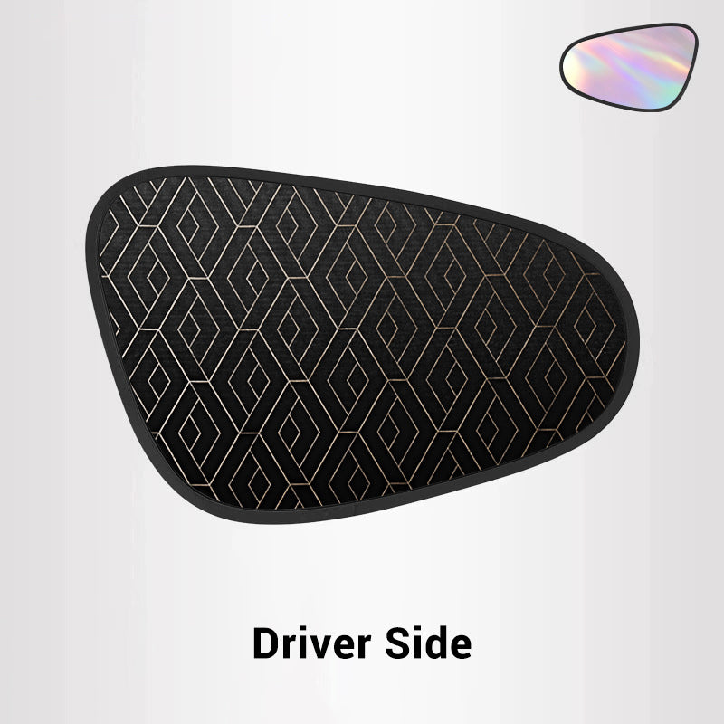 ⚡ Instant Car Cooler Shades - Cuts Cabin Temp by 20°C | One-Size-Fits-All 🏖️ 🌡️ Blocks 99% UV Rays | 🧳 Stores in Glovebox