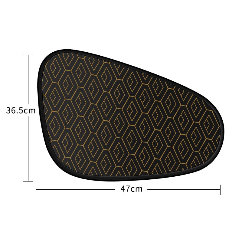 ⚡ Instant Car Cooler Shades - Cuts Cabin Temp by 20°C | One-Size-Fits-All 🏖️ 🌡️ Blocks 99% UV Rays | 🧳 Stores in Glovebox