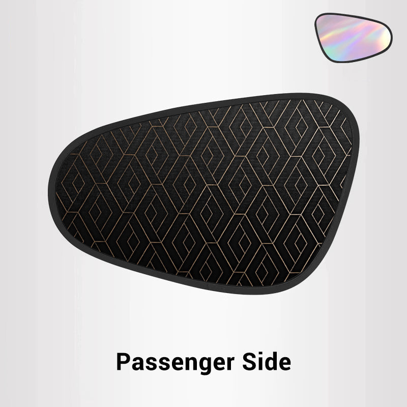 ⚡ Instant Car Cooler Shades - Cuts Cabin Temp by 20°C | One-Size-Fits-All 🏖️ 🌡️ Blocks 99% UV Rays | 🧳 Stores in Glovebox
